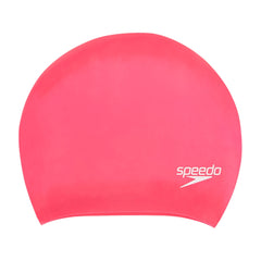 Speedo Long Hair Swimming Cap - Pink | Allens Of Kingsbury