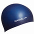 Speedo Plain Flat Silicone Swimming Cap - Blue