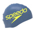 Speedo Slogan Printed Silicone Swimming Cap - Night/Safety Yellow