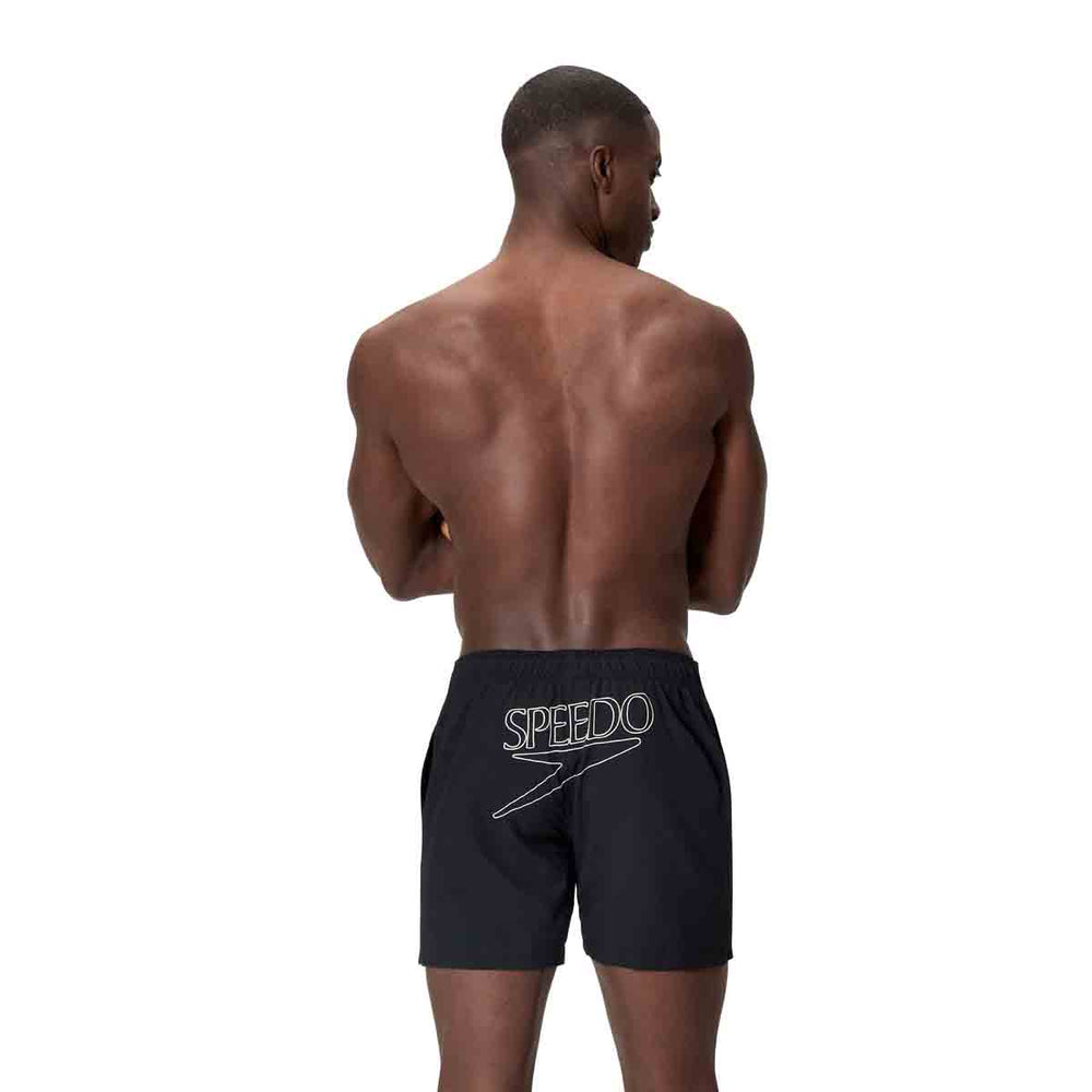 Speedo Mens Essentials 16" Watershort - Black | Allens Of Kingsbury