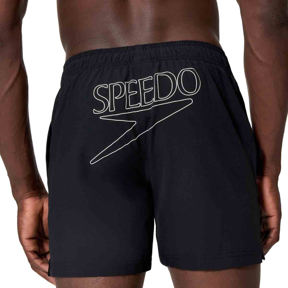 Speedo Mens Essentials 16" Watershort - Black | Allens Of Kingsbury