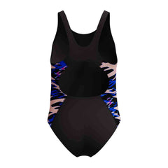 Speedo Girls HyperBoom Splice Muscleback Swimsuit - Anthracite/Margarita Pink | Allens Of Kingsbury