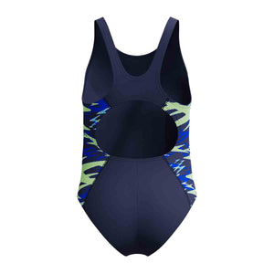 Speedo Girls HyperBoom Splice Muscleback Swimsuit - Peacoat/Deep Sapphire | Allens Of Kingsbury