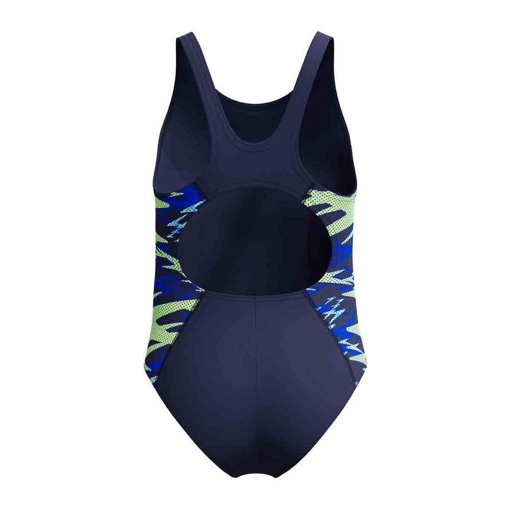 Speedo Girls HyperBoom Splice Muscleback Swimsuit - Peacoat/Deep Sapphire | Allens Of Kingsbury