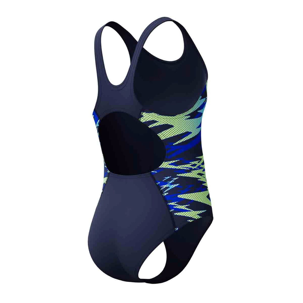 Speedo Girls HyperBoom Splice Muscleback Swimsuit - Peacoat/Deep Sapphire | Allens Of Kingsbury