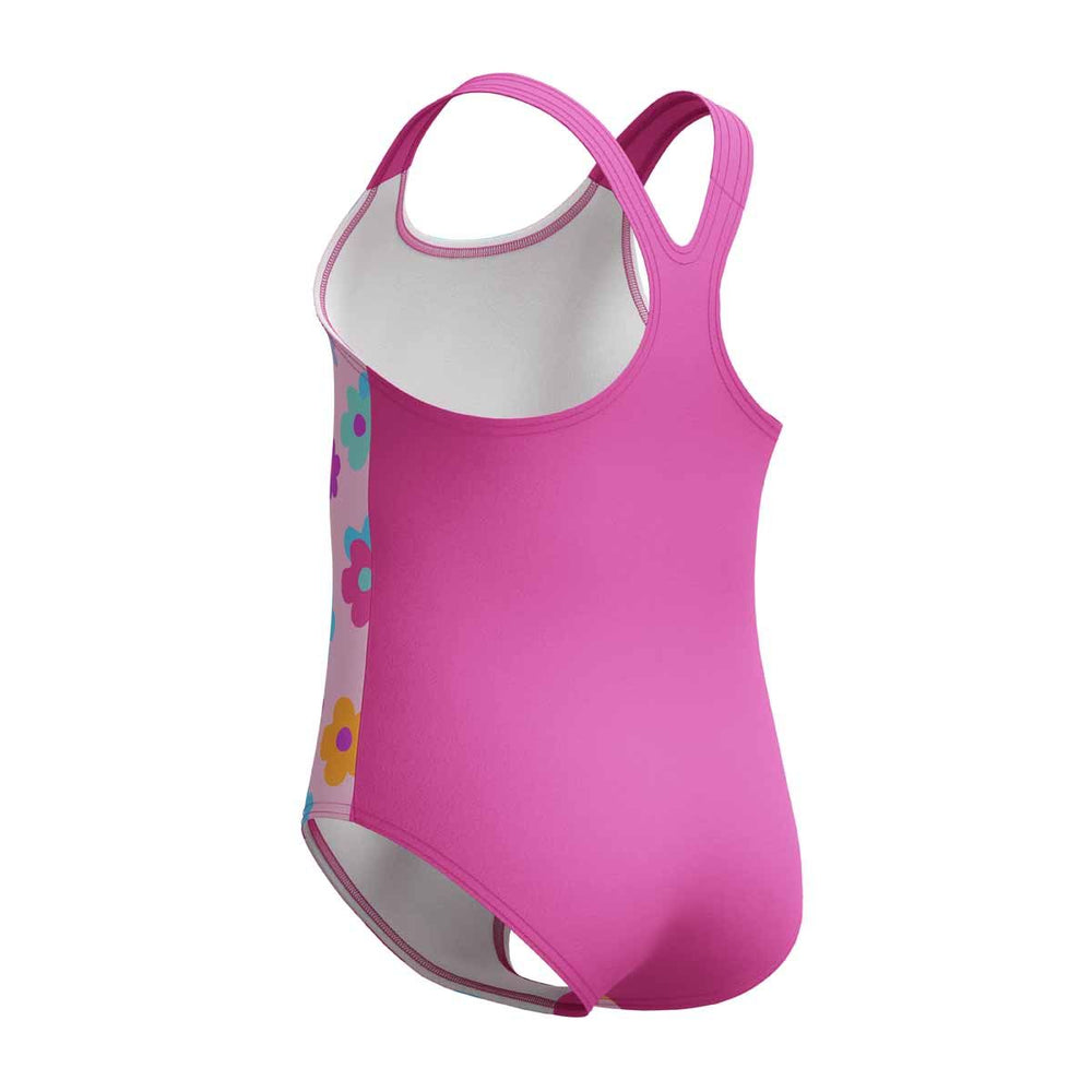 Speedo Girls Printed Racerback 1 Piece Swimsuit - Neon Flamingo | Allens Of Kingsbury