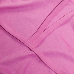 Speedo women's allover digital V-back swimsuit in Kiki Pink, Lemon Drizzle, and Picton Blue, featuring vibrant swimwear design.