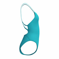 Speedo Womens FL Solid Web Back Swimsuit - Turquoise Gem | Allens Of Kingsbury