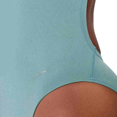 Speedo Womens Active Back Swimsuit - Storm Green | Allens Of Kingsbury