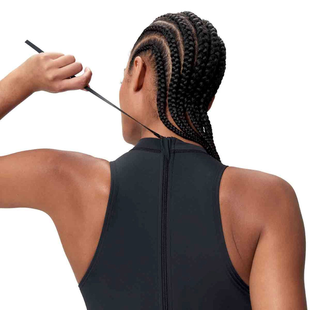 Speedo Womens Print Hydrasuit Swimsuit - Anthracite | Allens Of Kingsbury