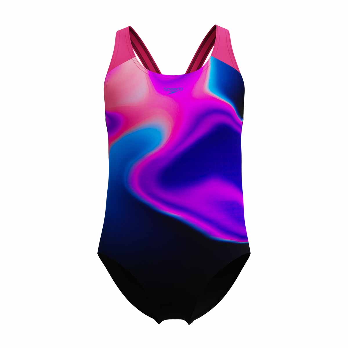 Speedo Girls Digital Placement Splashback Swimsuit - Margarita Pink/Anthracite | Allens Of Kingsbury