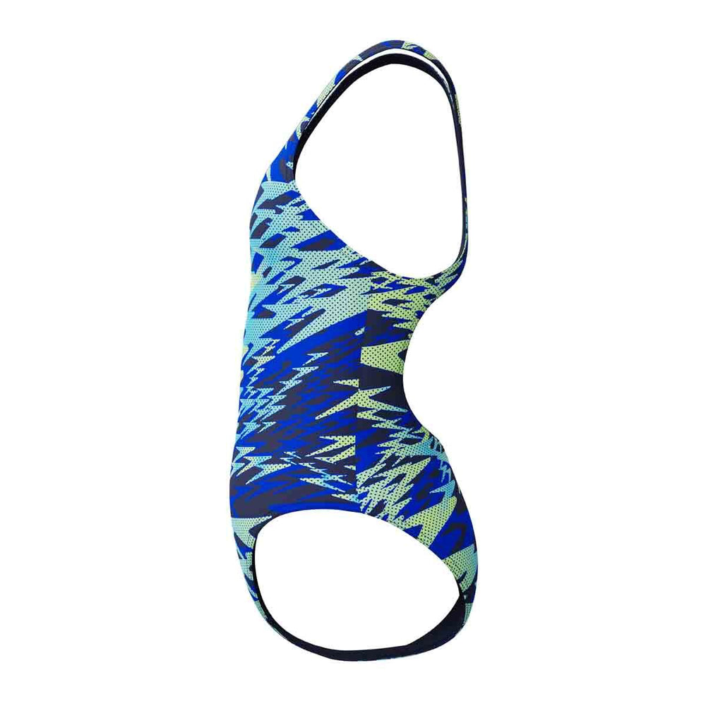 Speedo Girls HyperBoom Print Medalist Swimsuit - Peacoat | Allens Of Kingsbury