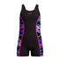 Speedo Girls HyperBoom Splice Muscleback Legsuit - Anthracite/Margarita Pink