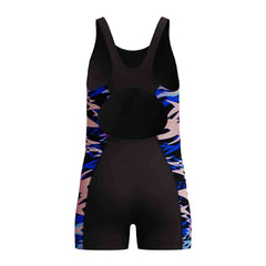 Speedo Girls HyperBoom Splice Muscleback Legsuit - Anthracite/Margarita Pink | Allens Of Kingsbury
