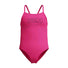 Speedo Girls Endurance+ Logo Thinstrap Swimsuit - Margarita Pink