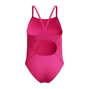 Speedo Girls Endurance+ Logo Thinstrap Swimsuit - Margarita Pink | Allens Of Kingsbury