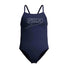 Speedo Girls Endurance+ Logo Thinstrap Swimsuit - Peacoat
