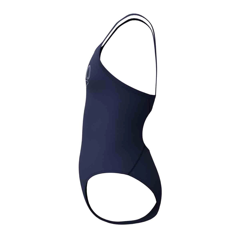 Speedo Girls Endurance+ Logo Thinstrap Swimsuit - Peacoat | Allens Of Kingsbury