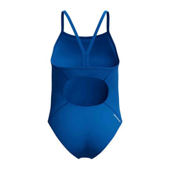 Speedo Girls Endurance+ Logo Thinstrap Swimsuit - Turkish Sea | Allens Of Kingsbury