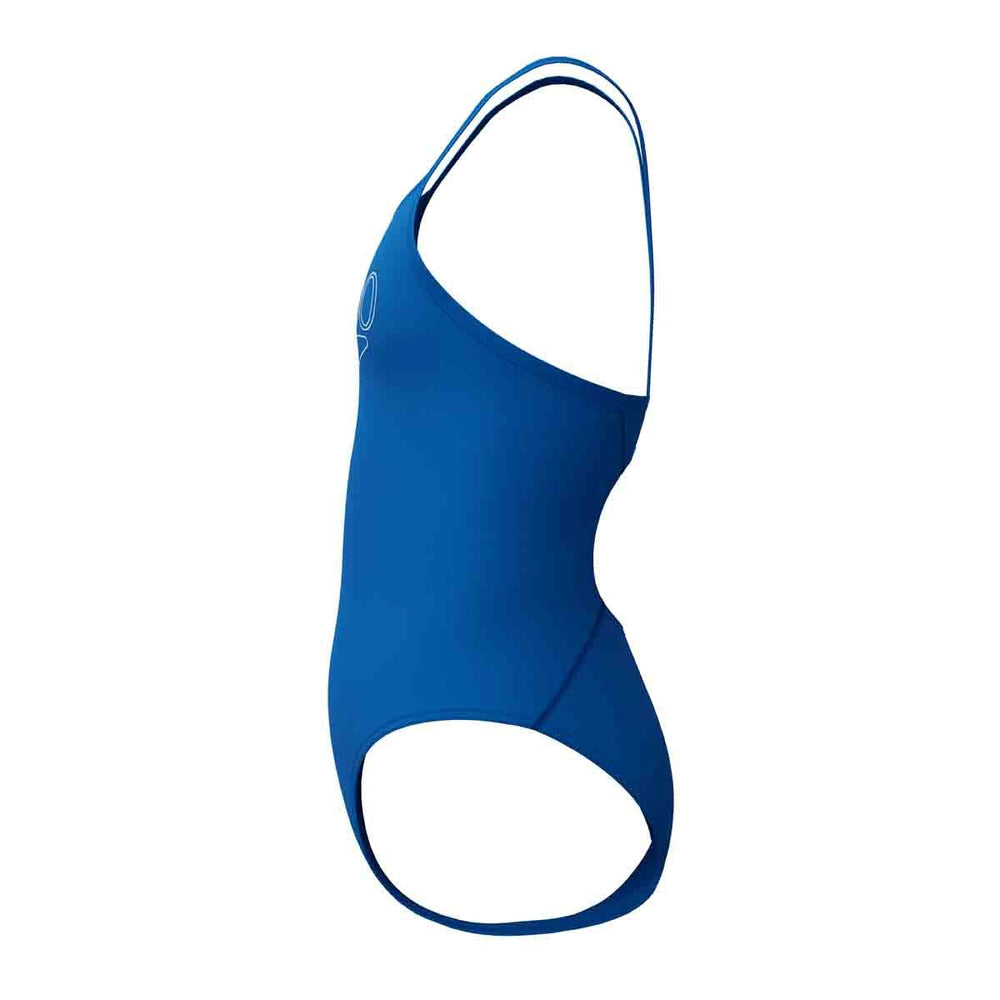 Speedo Girls Endurance+ Logo Thinstrap Swimsuit - Turkish Sea | Allens Of Kingsbury