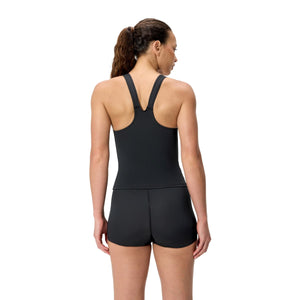 Speedo Womens HyperBoom Splice Tankini - Anthracite/Margarita Pink - Allens Swimwear