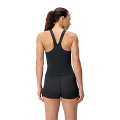 Speedo Womens HyperBoom Splice Tankini - Anthracite/Margarita Pink - Allens Swimwear