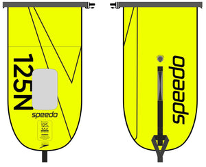 Speedo OW Tow Float With Dry Bag - Yellow/Black | Allens Of Kingsbury