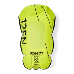 Speedo OW Tow Float with Dry Bag in yellow and black, designed for swimming safety and convenience.