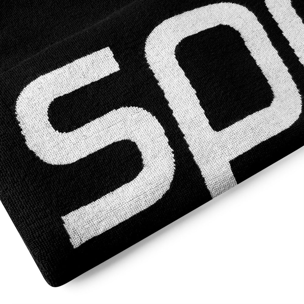 Speedo Logo towel - Black/White | Allens Of Kingsbury