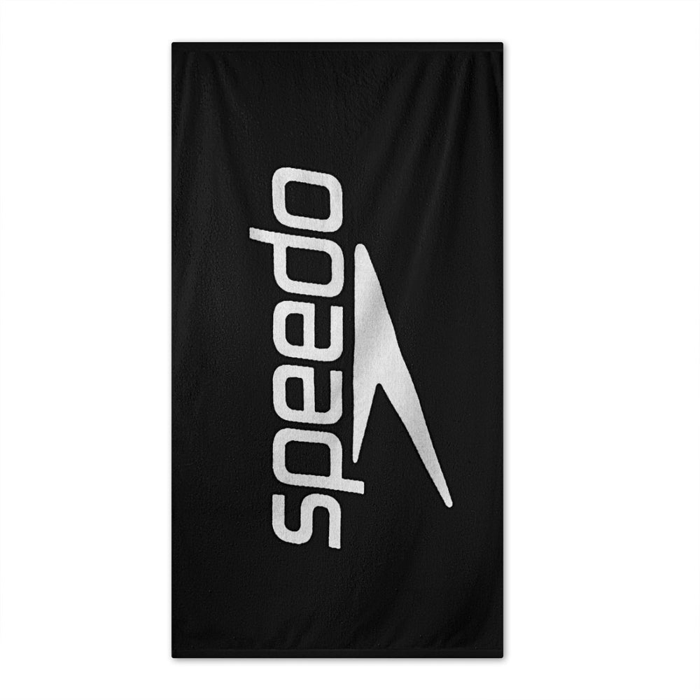 Speedo Logo towel - Black/White | Allens Of Kingsbury