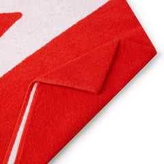 Speedo Logo towel - Fed Red/White | Allens Of Kingsbury