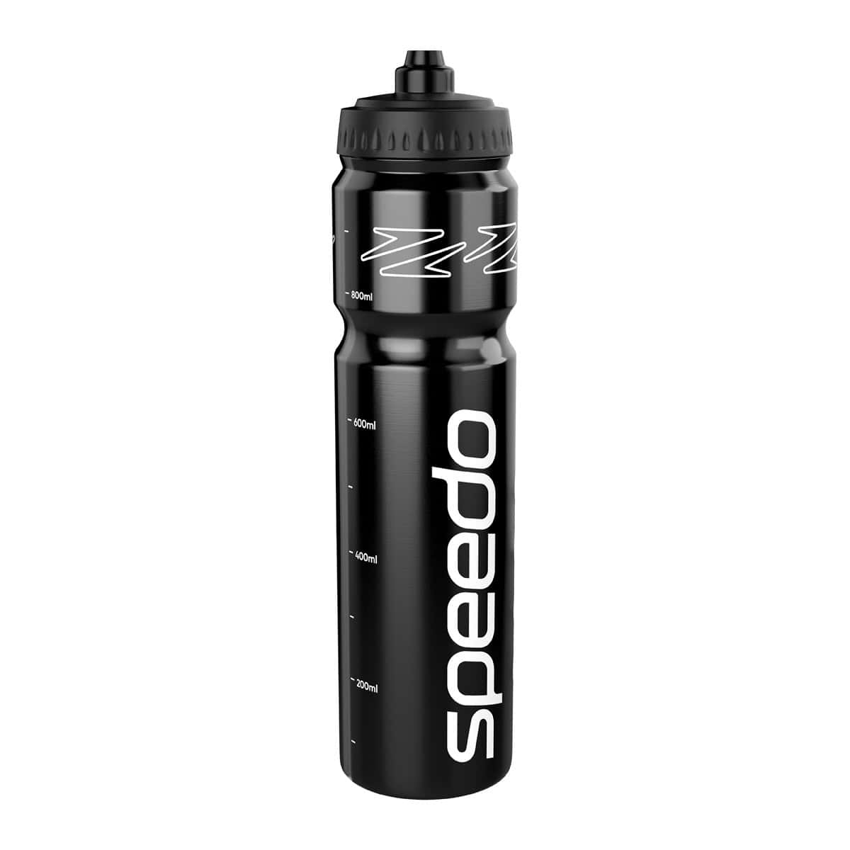 Speedo Speedo 1LTR Water Bottle - Black/White | Allens Of Kingsbury