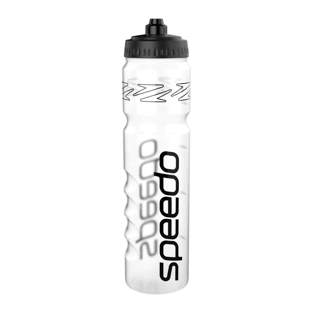Speedo Speedo 1LTR Water Bottle - Clear/Black | Allens Of Kingsbury
