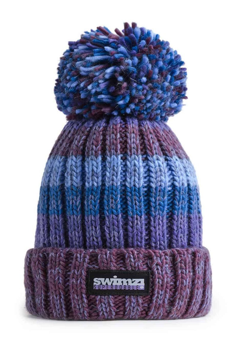 Swimzi Berries Gradient Super Bobble Hat - Purple | Allens Of Kingsbury