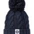 Swimzi Deep Navy Cable Super Bobble Hat - Blue
