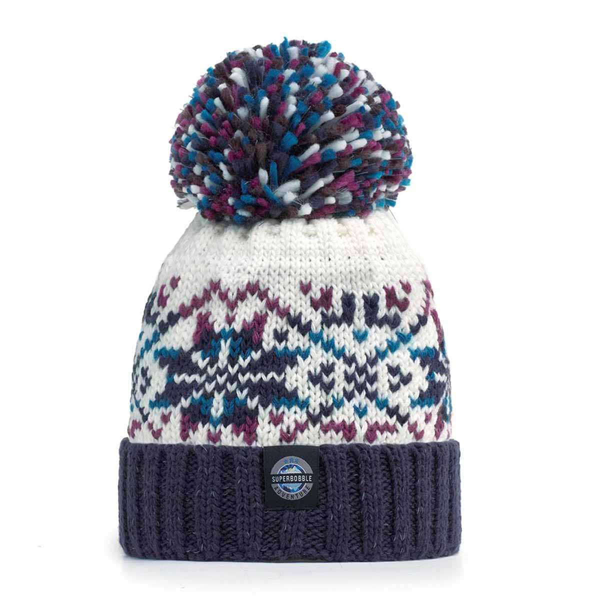 Swimzi Freya Nordic Knit Super Bobble Hat - Multi | Allens Of Kingsbury