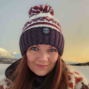 Swimzi Geyser Fairisle Knit Super Bobble Hat - Multi | Allens Of Kingsbury