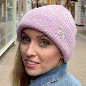 Swimzi Heather Ladies Fashion Beanie Hat - Lilac | Allens Of Kingsbury