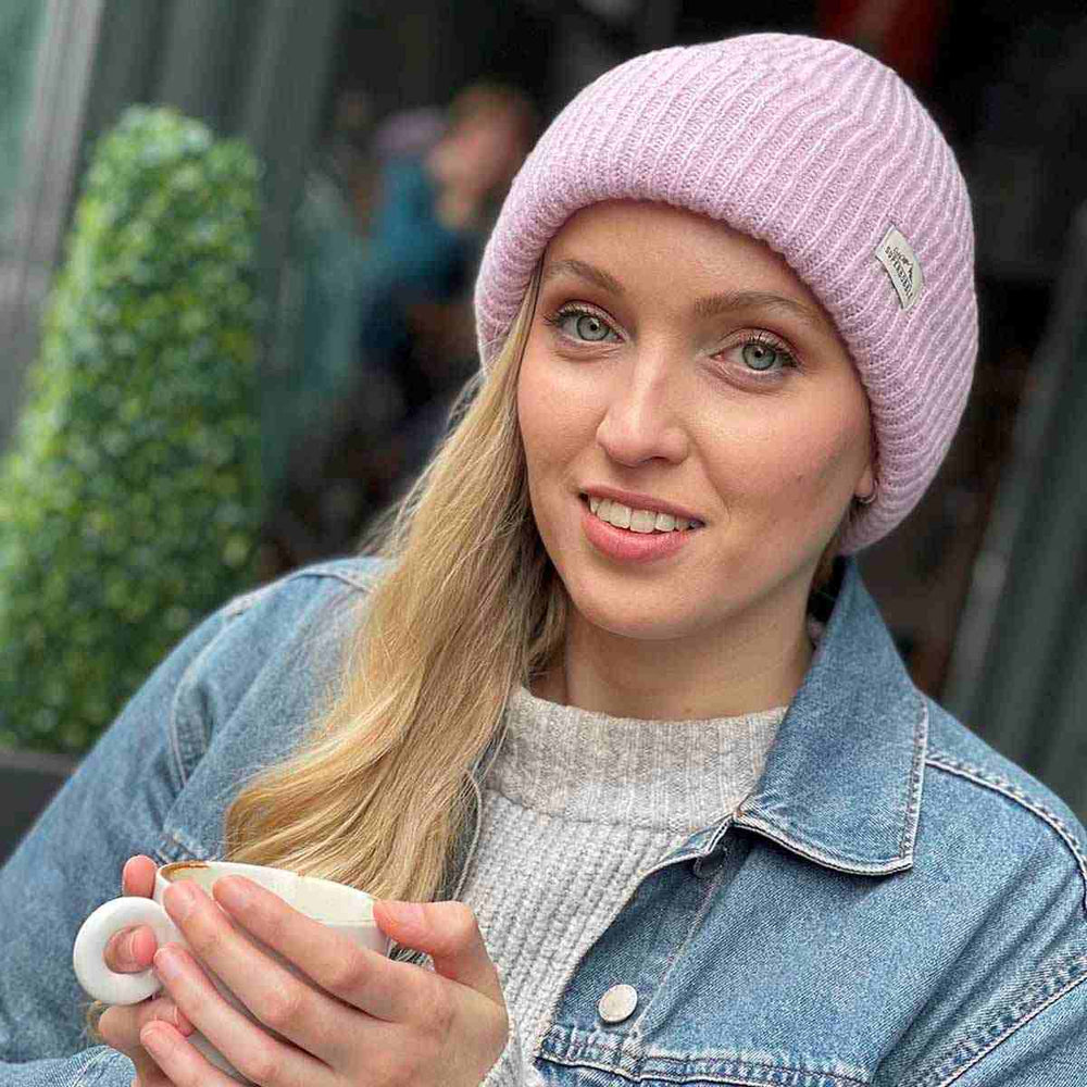 Swimzi Heather Ladies Fashion Beanie Hat - Lilac | Allens Of Kingsbury