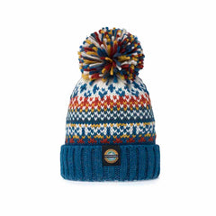 Swimzi Kids Fjord Nordic Knit Super Bobble Hat - Multi | Allens Of Kingsbury