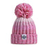 Swimzi Kids Rose Pink Gradient Rib Knit Super Bobble Hat - Multi