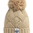 Swimzi Oatmeal Patchwork Reflective Super Bobble Hat - Brown