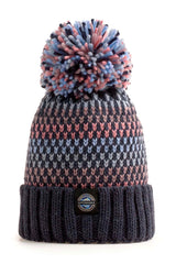 Swimzi Pink Sapphire Nordic Knit Super Bobble Hat - Multi | Allens Of Kingsbury