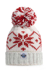 Swimzi Ruby Flora Nordic Reflective Super Bobble Hat - White | Allens Of Kingsbury