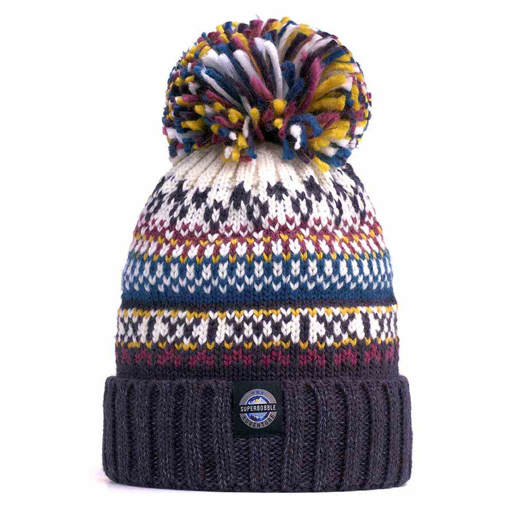 Swimzi Sami Nordic Knit Super Bobble Hat - Multi | Allens Of Kingsbury