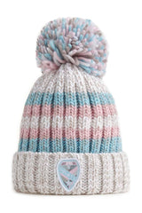 Swimzi Winter Pastels Reflective Super Bobble Hat - Multi | Allens Of Kingsbury