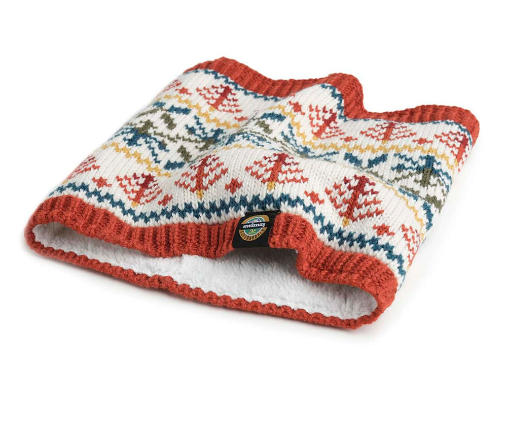 Swimzi Autumn Nordic Knit Design Neck Warmer - Multi | Allens Of Kingsbury