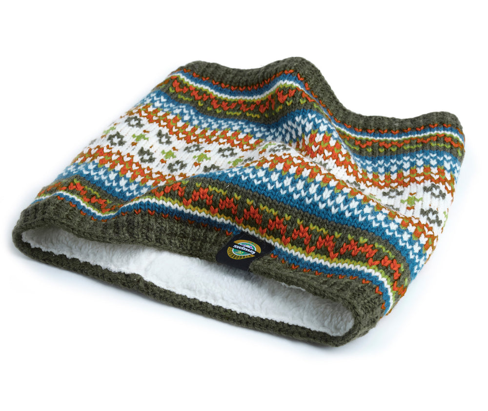 Swimzi Greenland Nordic Knit Design Neck Warmer - Multi | Allens Of Kingsbury