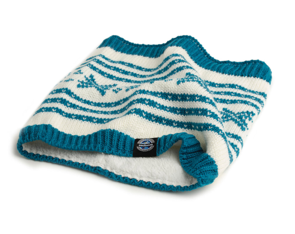 Swimzi Snowflake Nordic Knit Design Neck Warmer - Multi | Allens Of Kingsbury