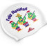 Swimzi Christmas White Feliz Navidad Swim Cap - White